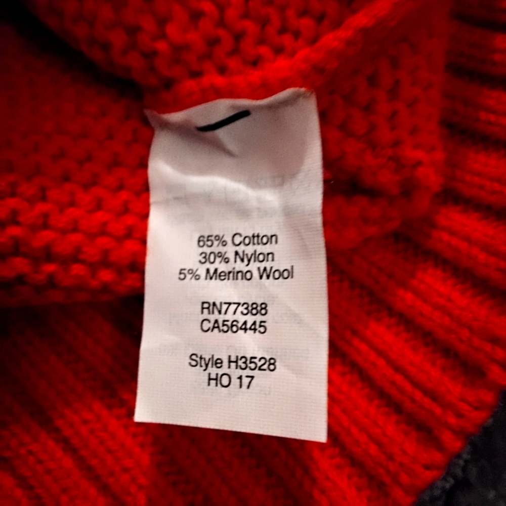 J. Crew Factory Red Crew Neck Sweater - S - Picture 6 of 6